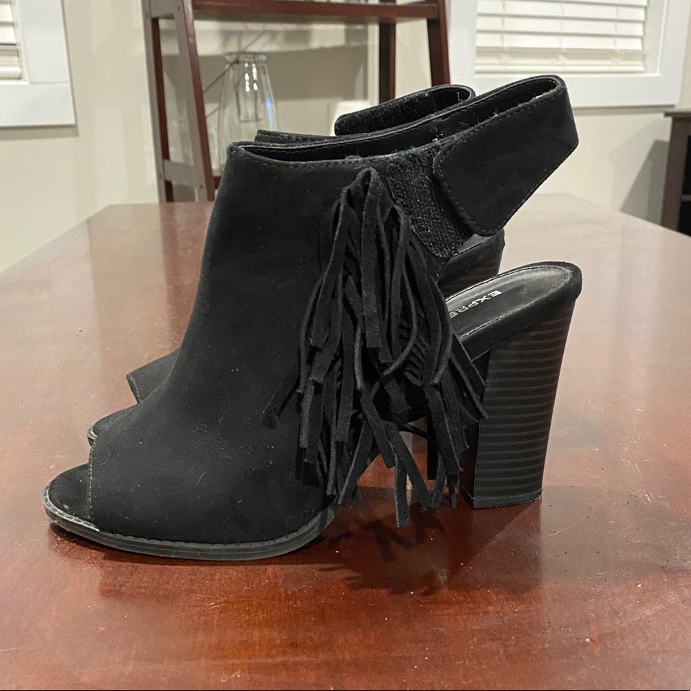 Express open toe heel